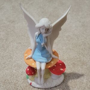 Fairy Figurine on Mushroom